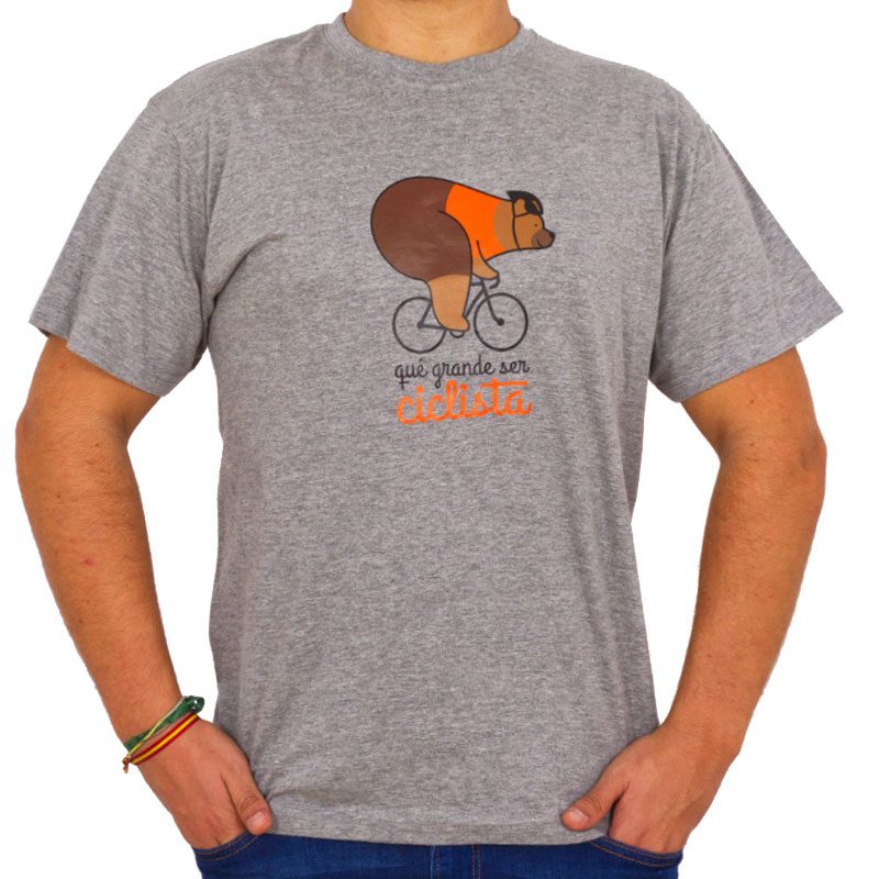 Camiseta qué grande ser ciclista