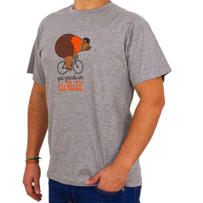 camiseta qué grande ser ciclista