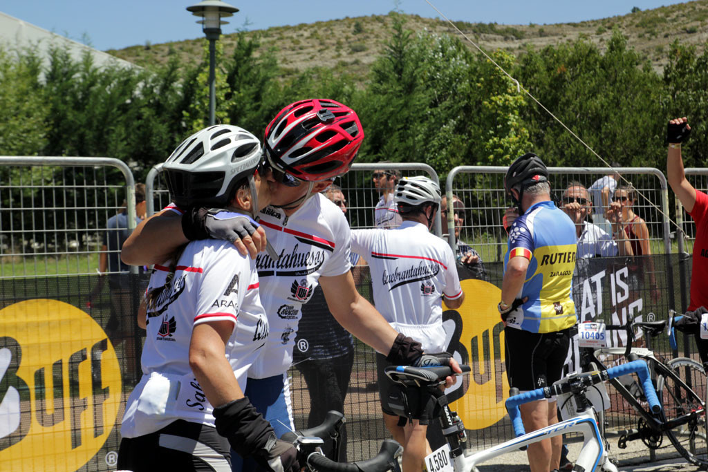 la llegada foto: qué grande ser ciclista