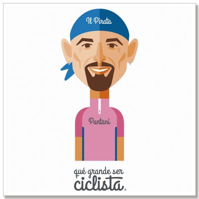Lámina póster Marco Pantani